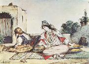 Eugene Delacroix Conversation mauresque (mk32) Germany oil painting artist